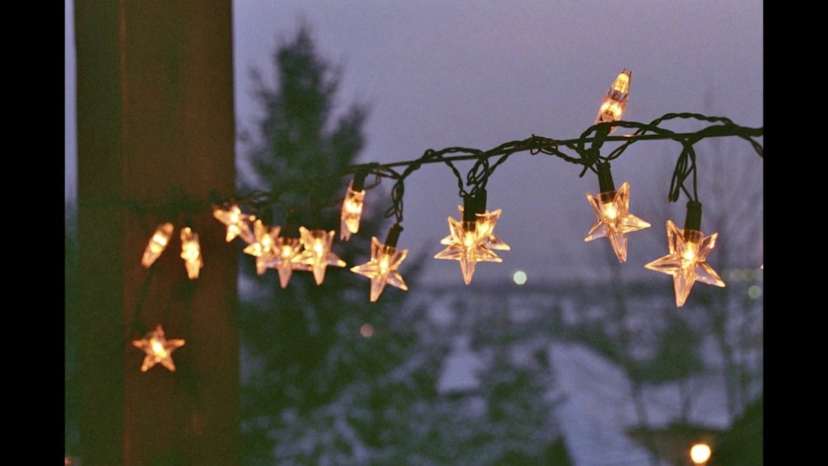 Гирлянда из домиков