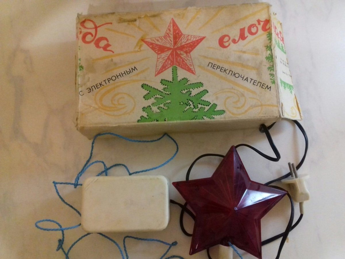 Новогодняя гирлянда из флажков