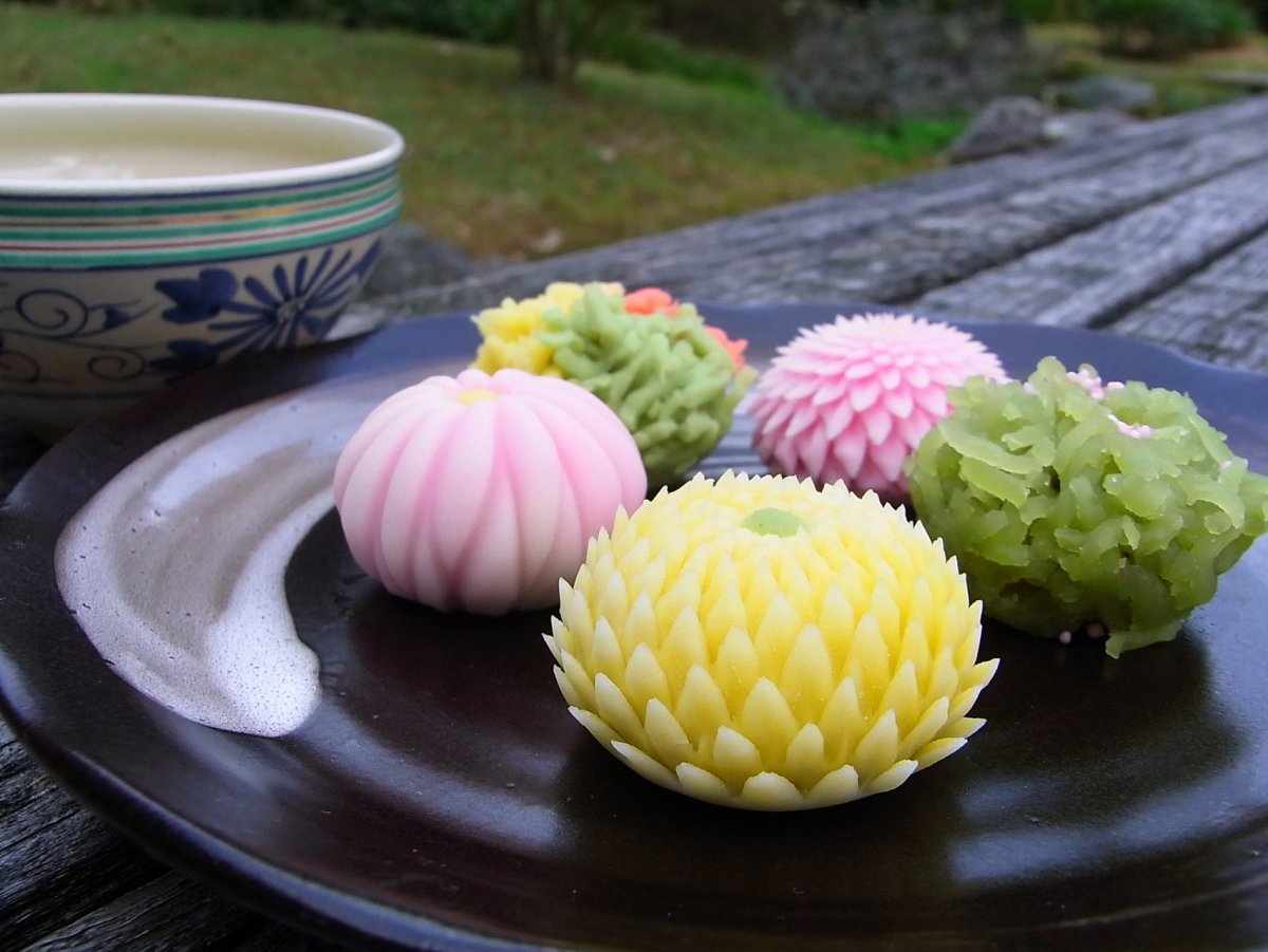 Вагаси японские сладости