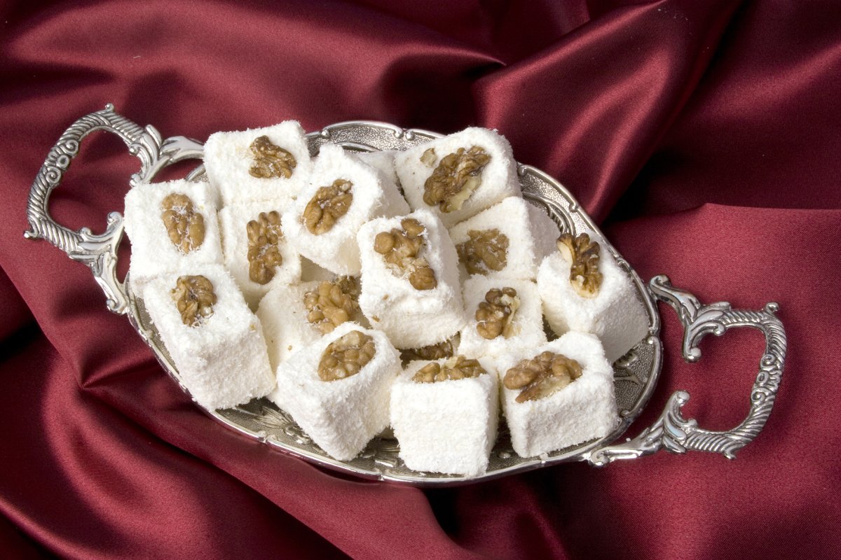 Рахат лукум белый