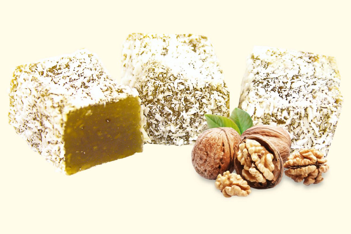 Рахат-лукум с орехами