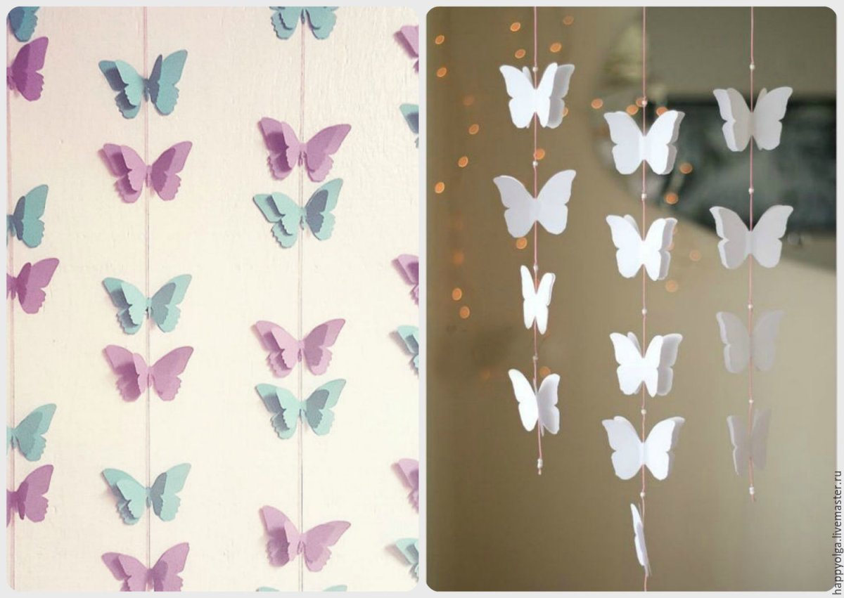 Весенняя гирлянда для украшения