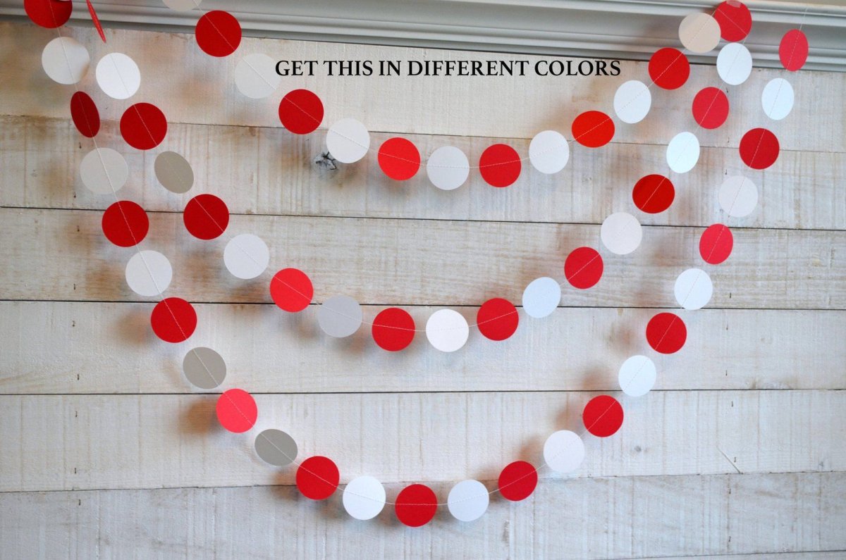 Гирлянда из бумаги для скрапбукинга