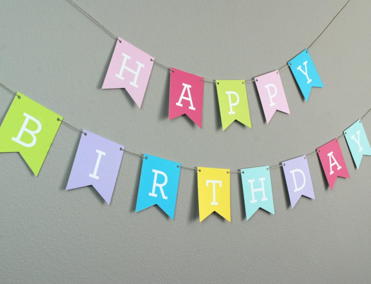 Бумажная гирлянда