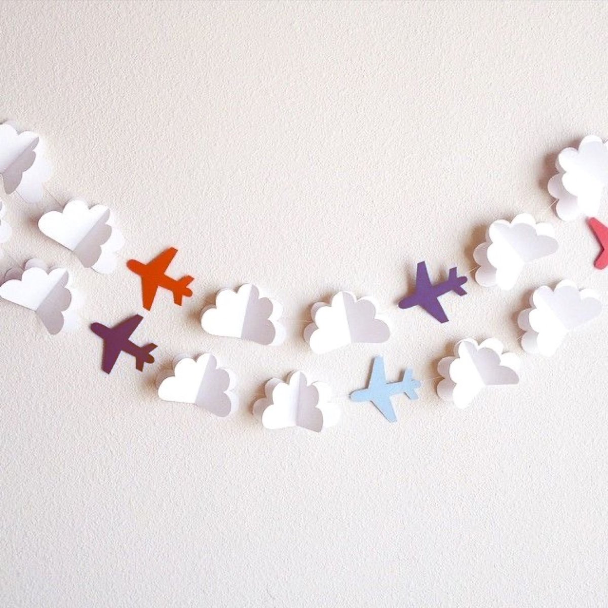 Гирлянда из бумажных звездочек