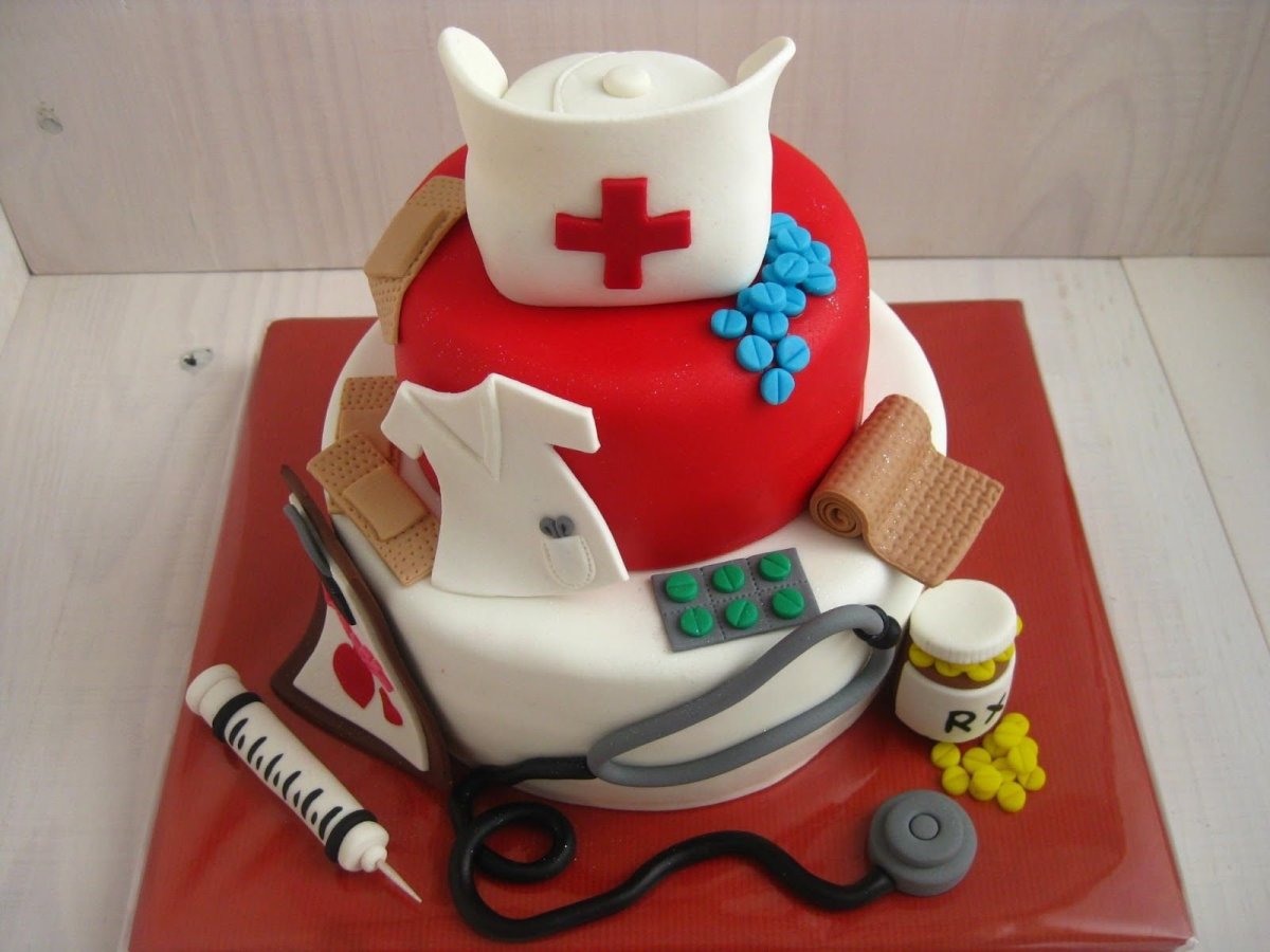 Торт хирургу на юбилей
