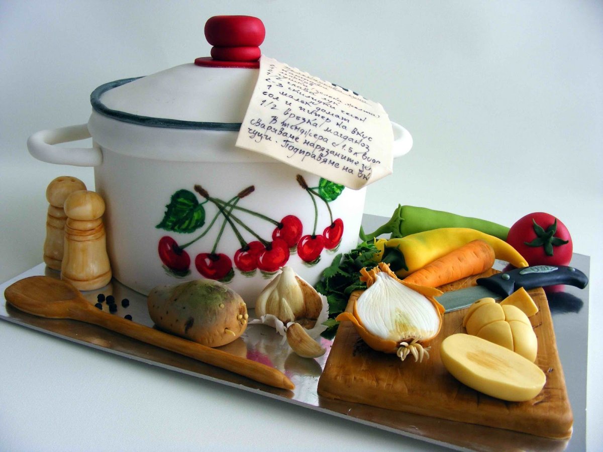 Украшение в виде кастрюли