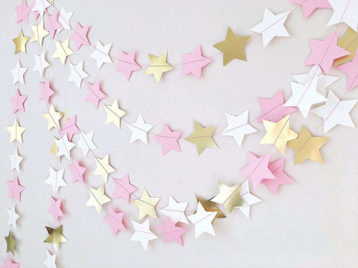 Гирлянда из бумаги на день рождения