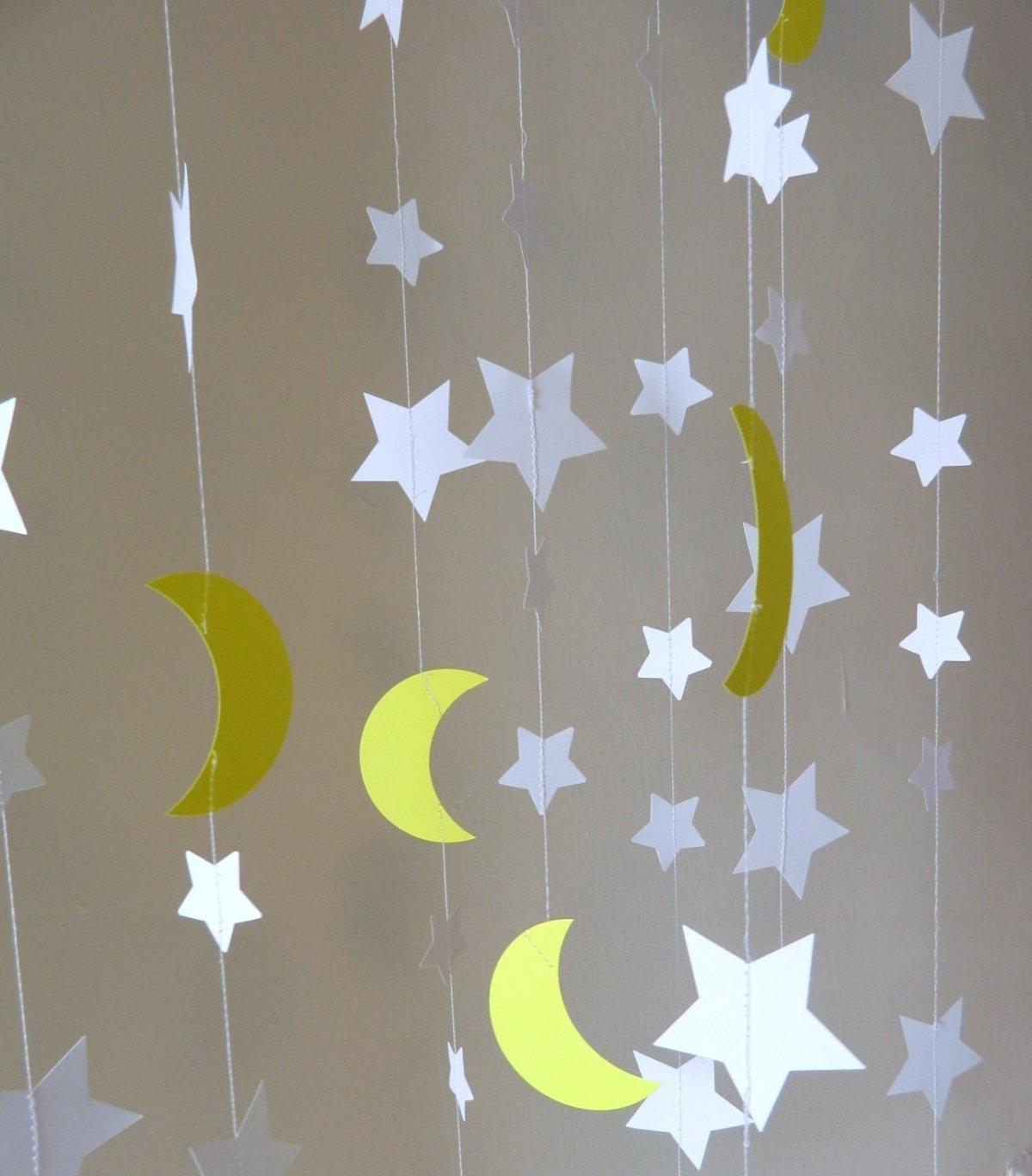 Гирлянда звезды из бумаги