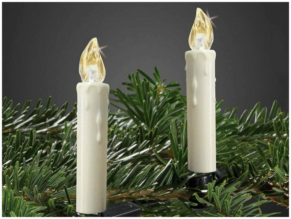 Гирлянда свечи на елку