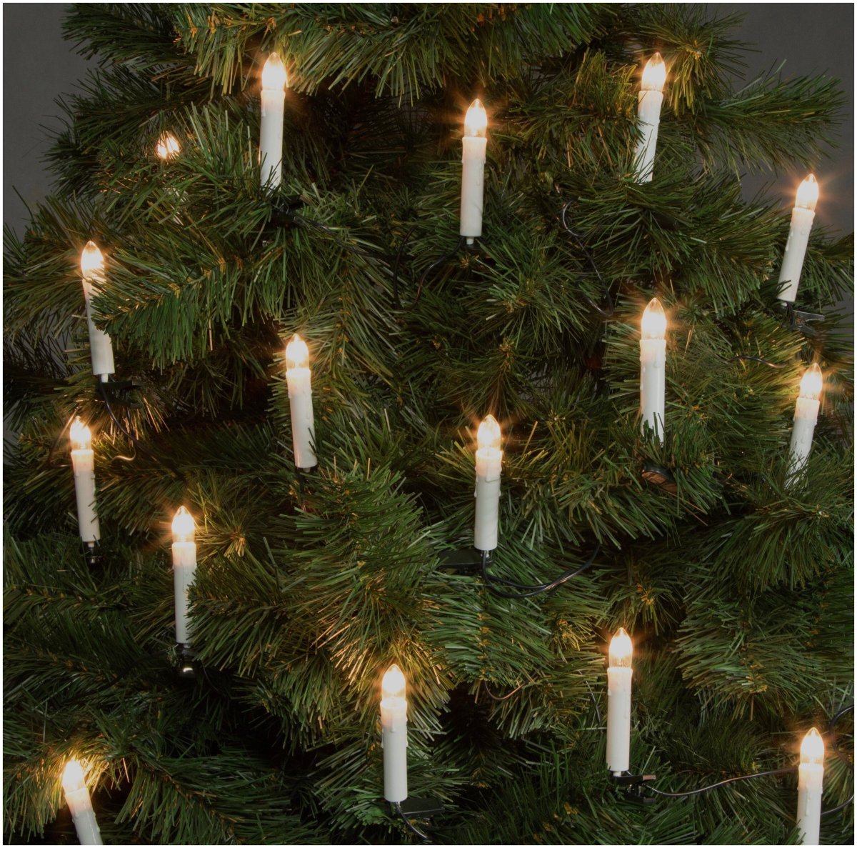 Гирлянда оплавленные свечи на клипсах