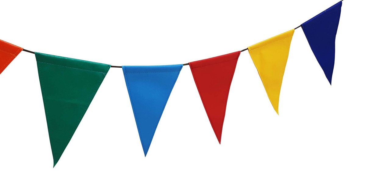 Флажки с узорами на др