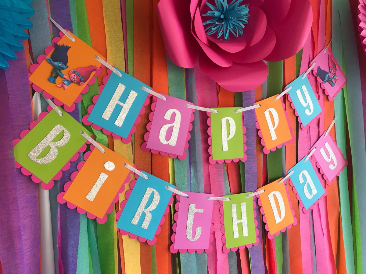 Гирлянда поздравляем своими руками