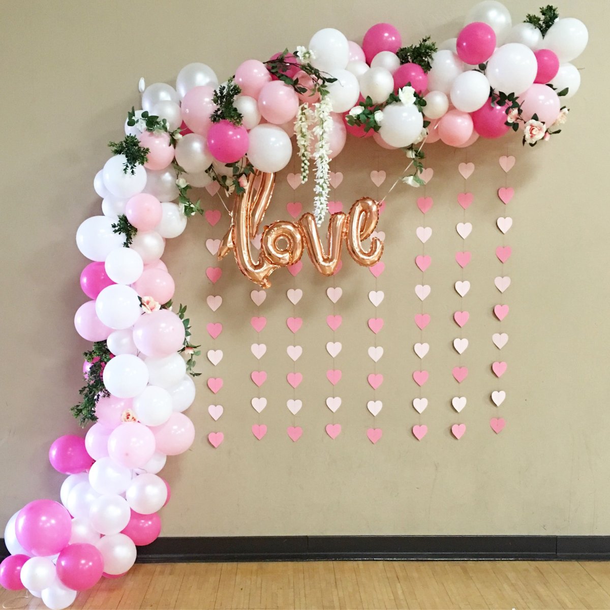 Гирлянда из шаров "Свадебная"