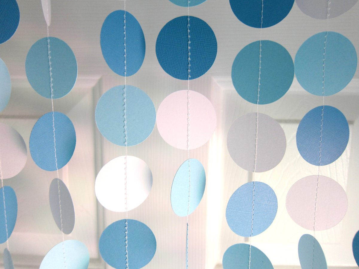 Гирлянда из кружочков