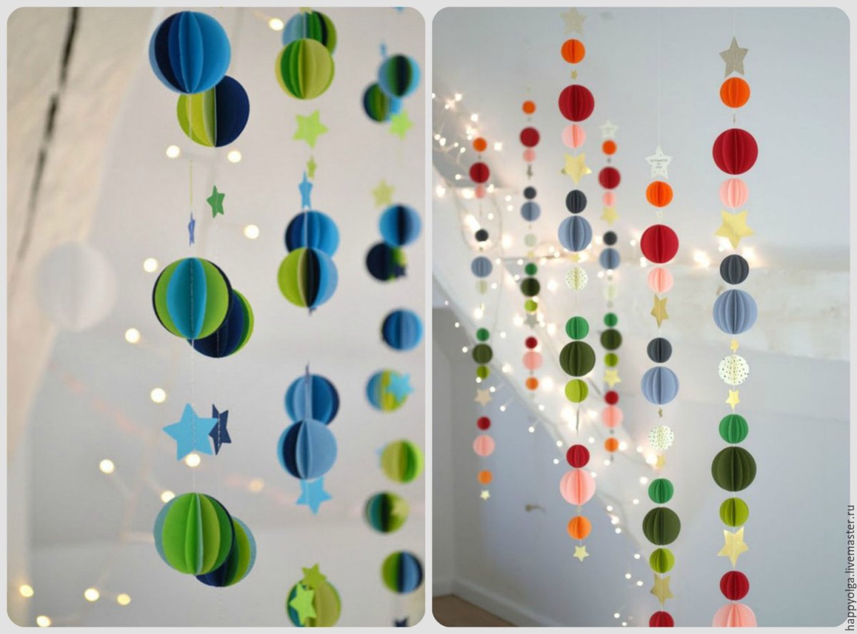 Гирлянда из бумаги