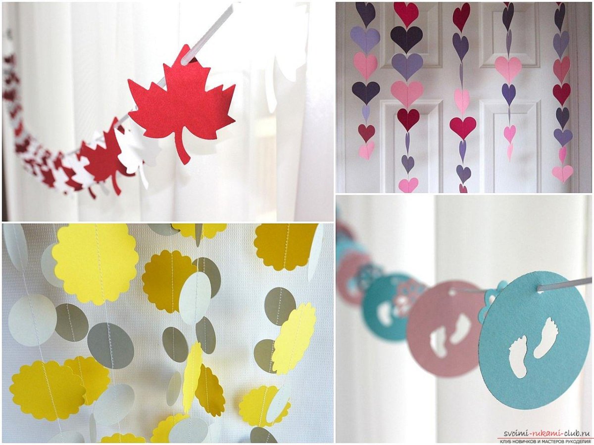 Самодельные для украшения праздника