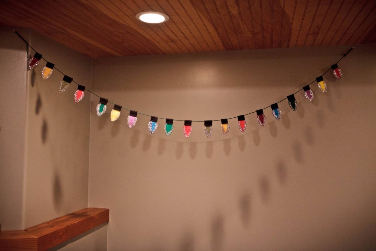 Самодельная гирлянда