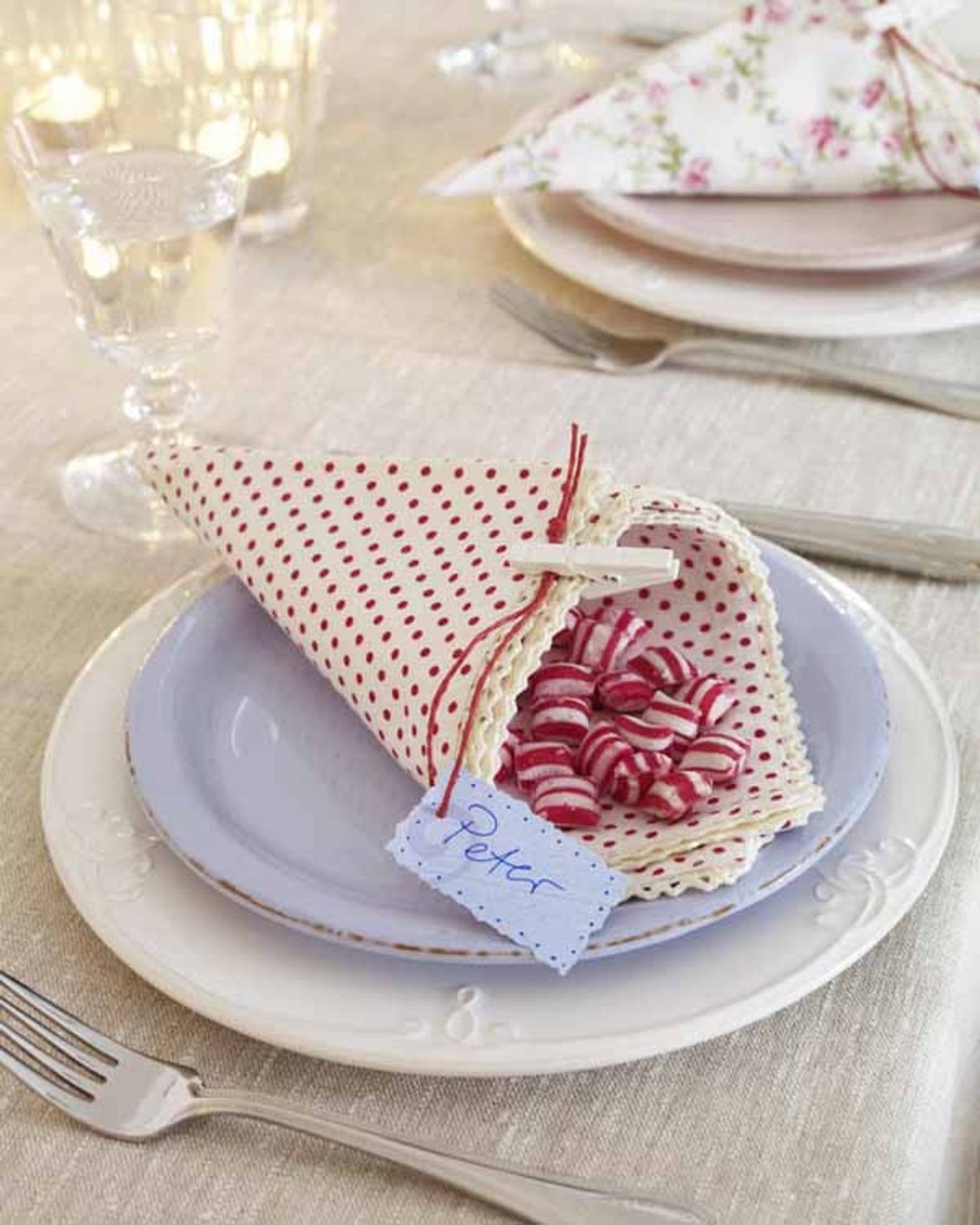 Салфетки праздничные тканевые