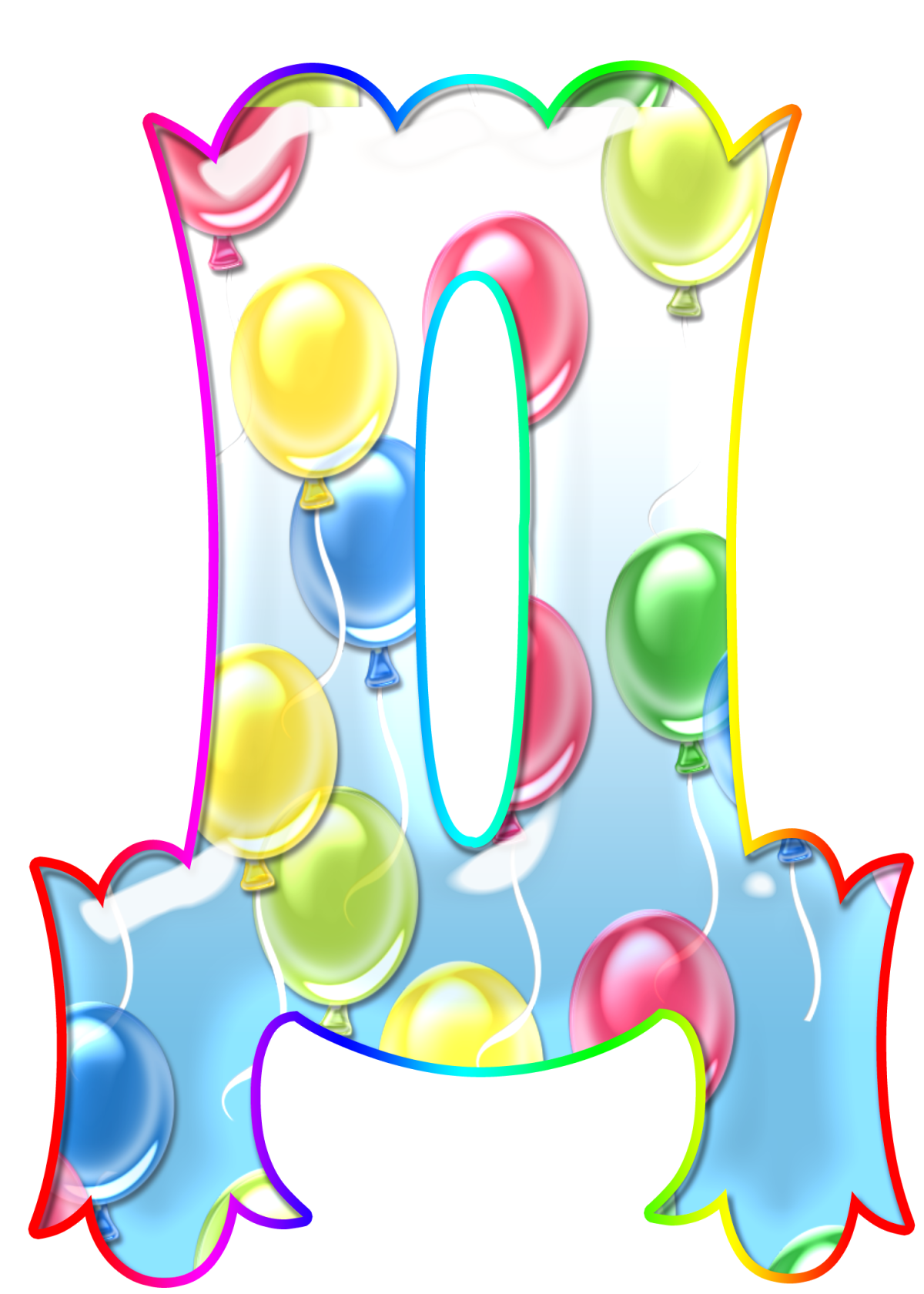 Украшенные буквы алфавита