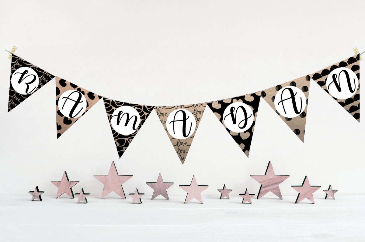 Флажки гирлянды на Рамадан