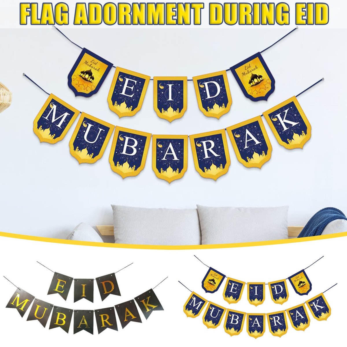 Гирлянда ИД мубарак