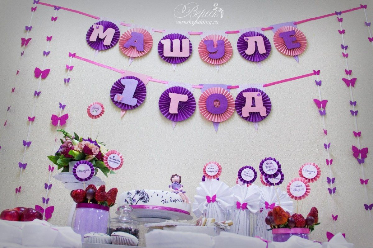 Украшение на стену на день рождение для детей