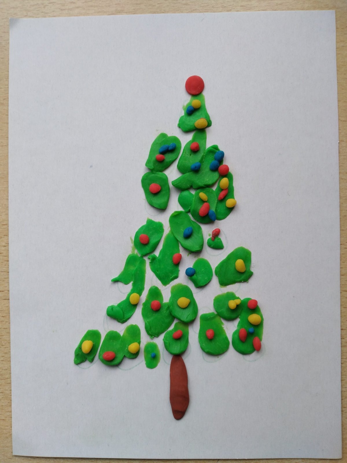 Пластилинография новый год младшая группа