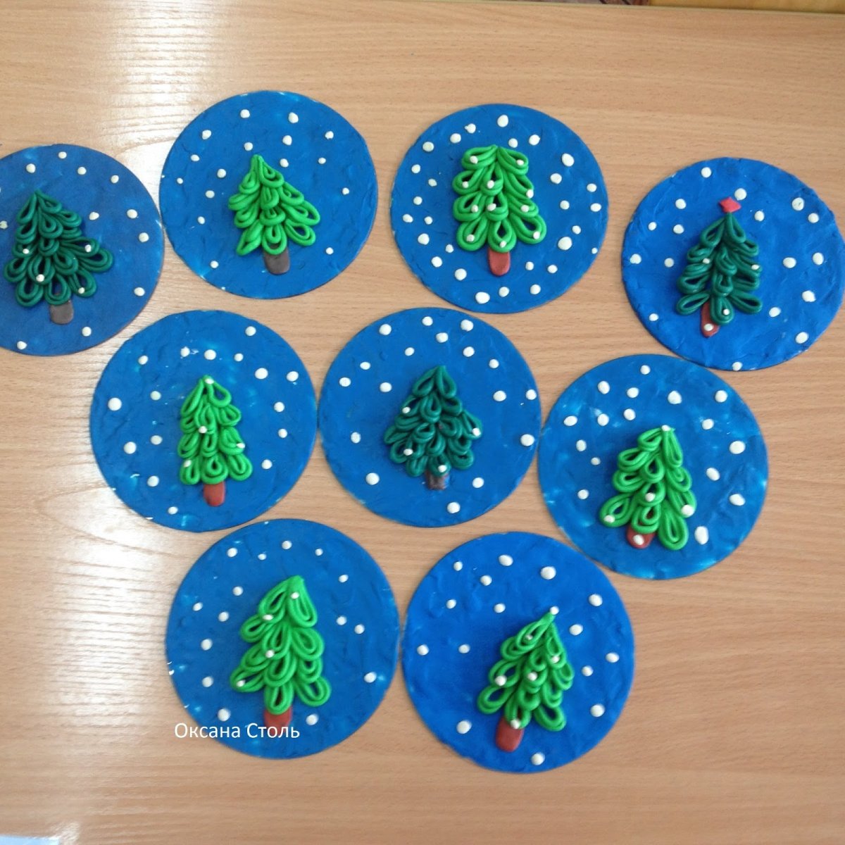 Лепка в старшей группе на тему новый год