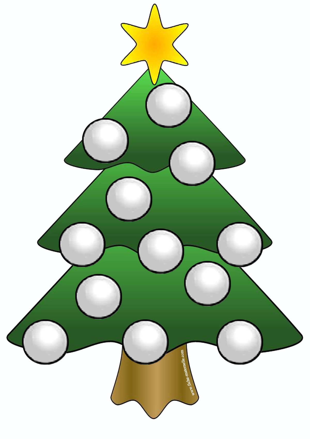 Пальчиковое рисование елка