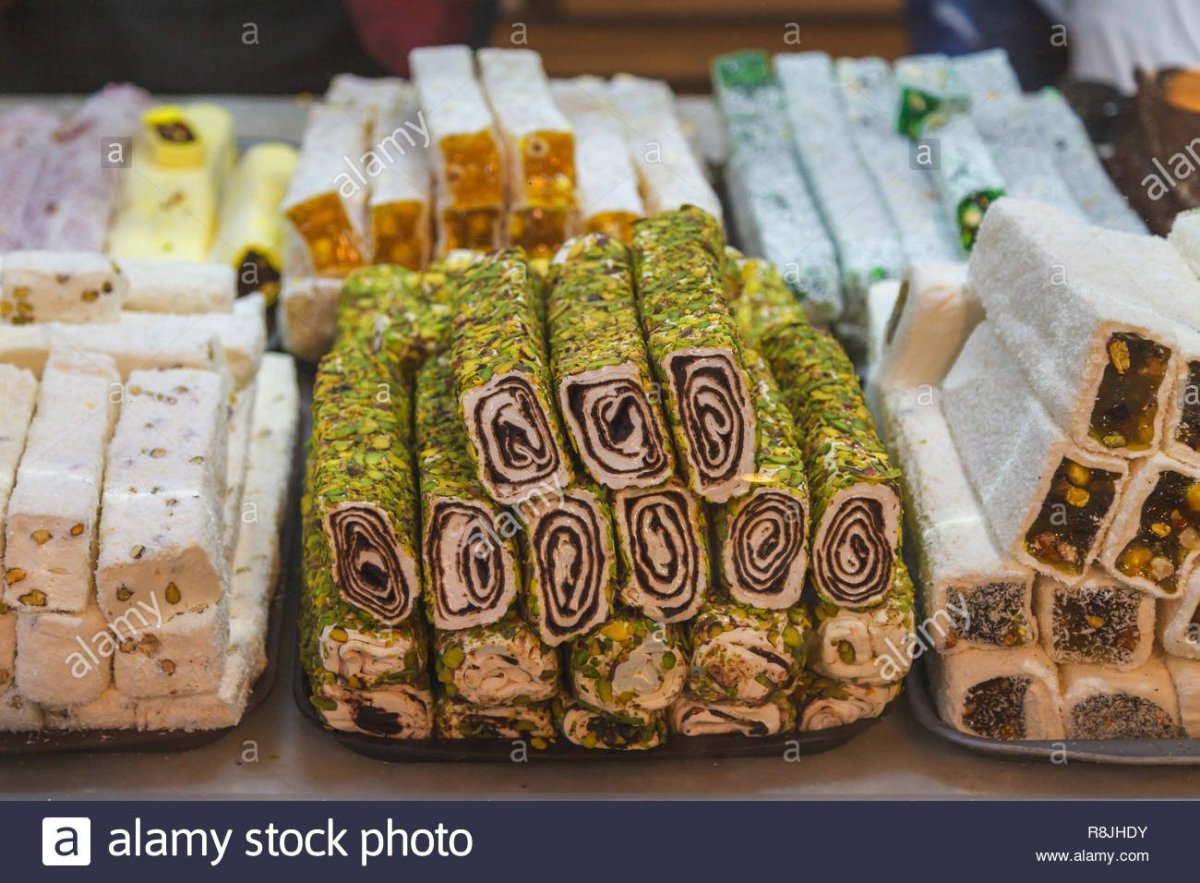 Турецкая нуга с фисташками