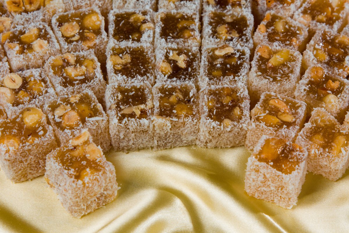 Рахат лукум белый