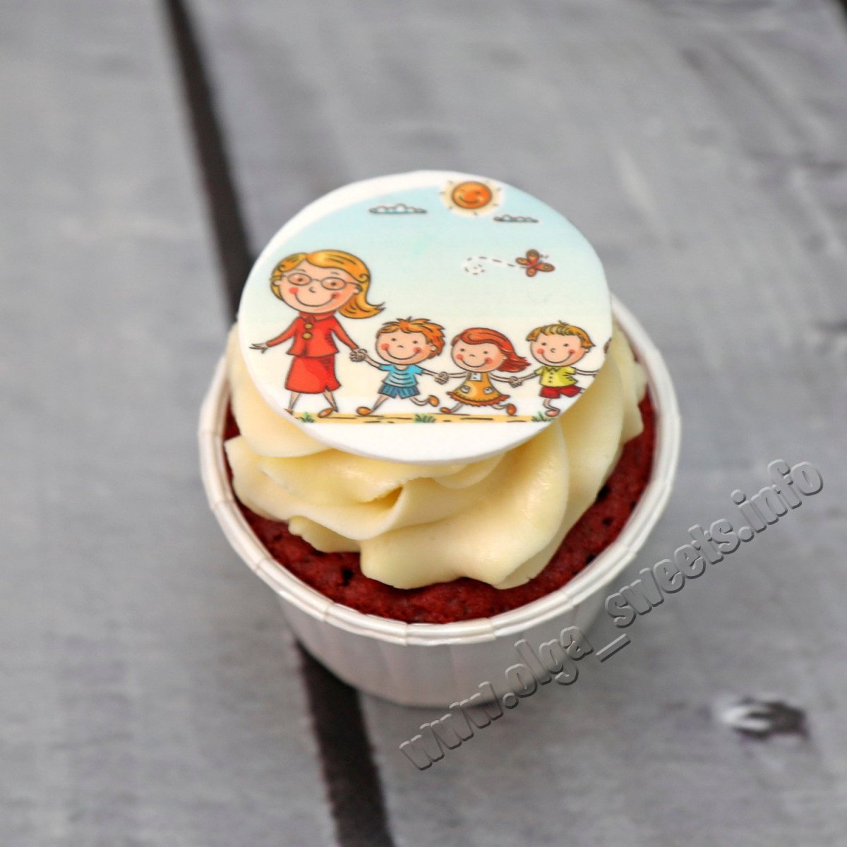 Торт в виде конверта