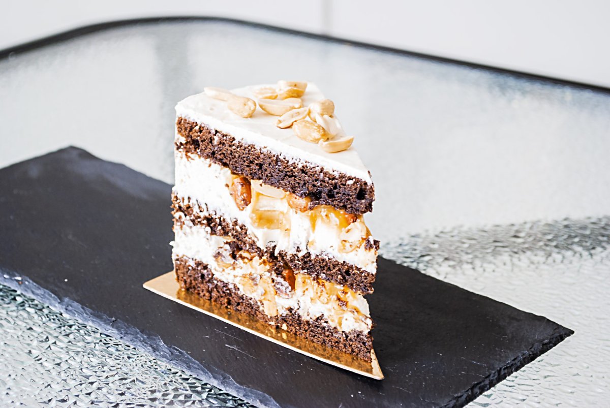 Морковный торт с апельсиновым конфи