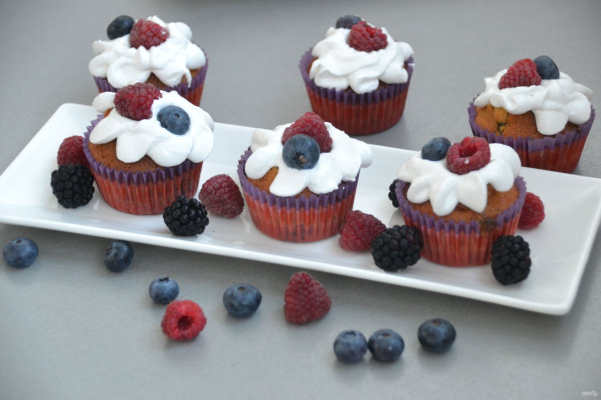 Капкейки без крема