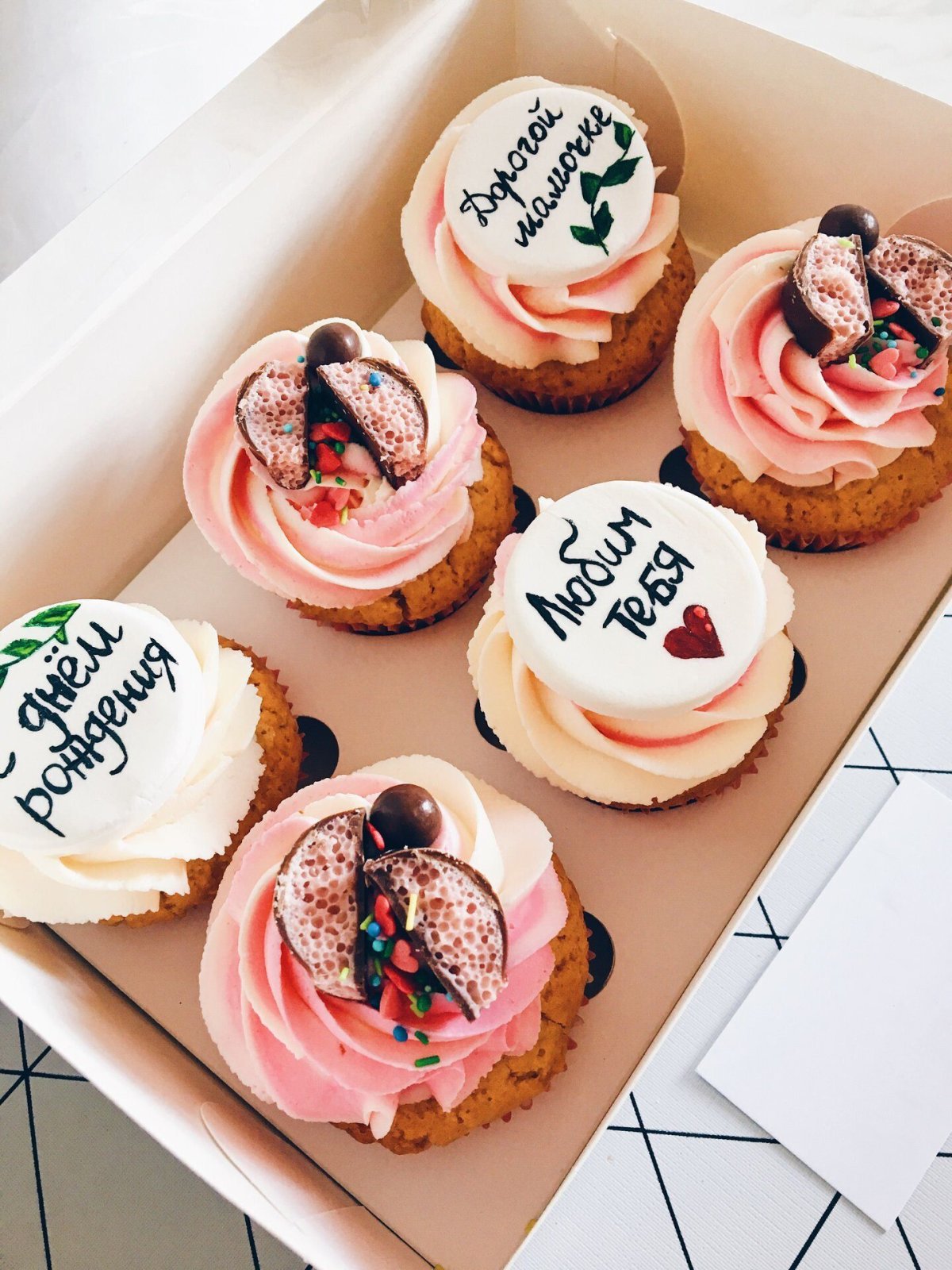 Капкейки на др подруге