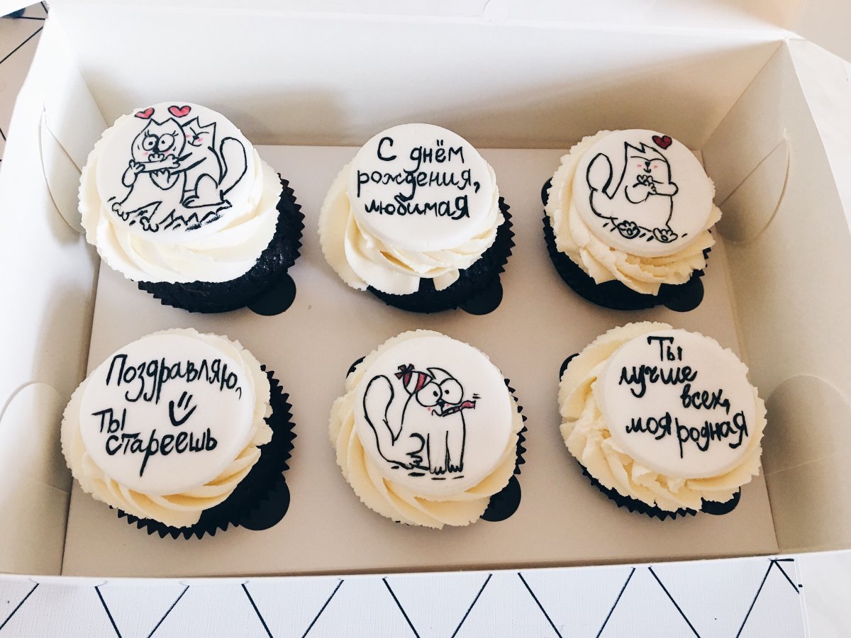 Капкейки на др подруге
