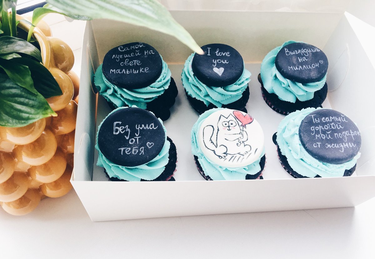 Капкейки для подруги