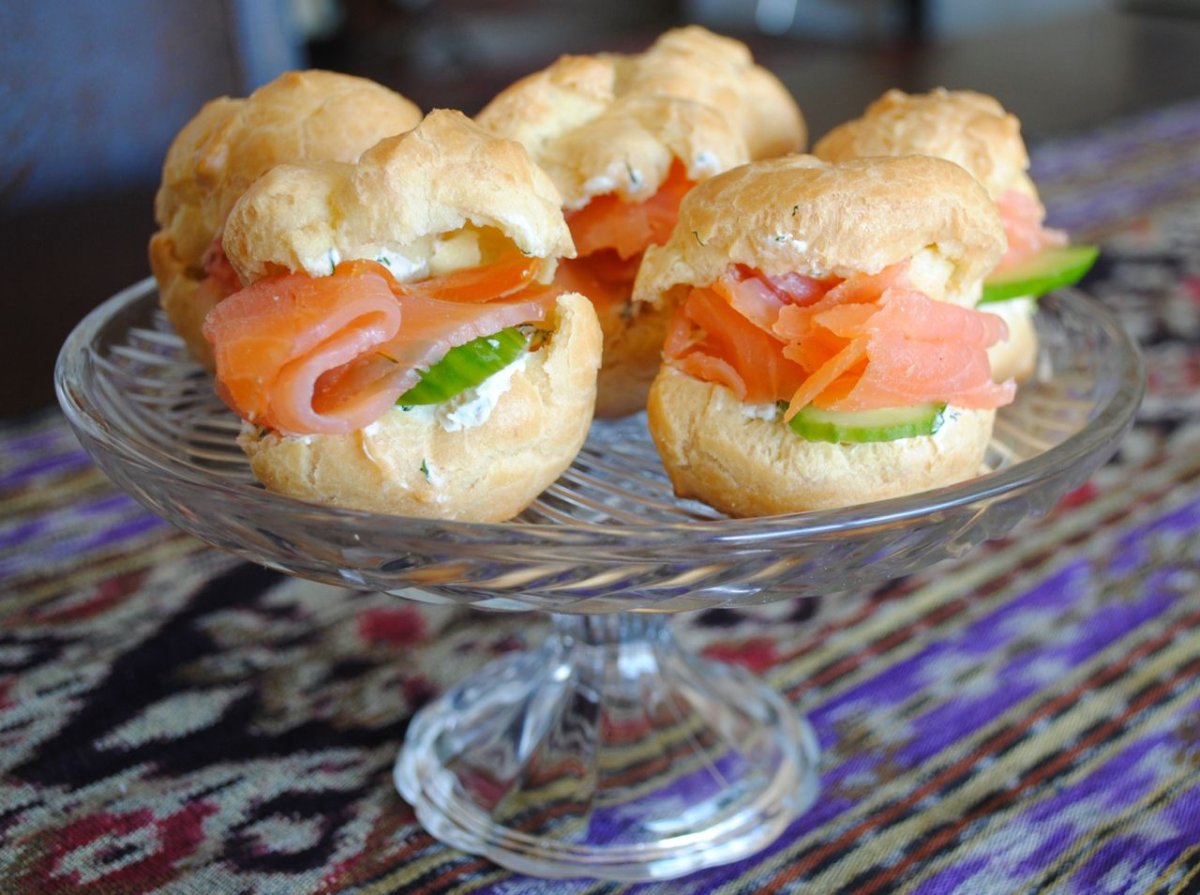 Бутерброды на слоеном тесте