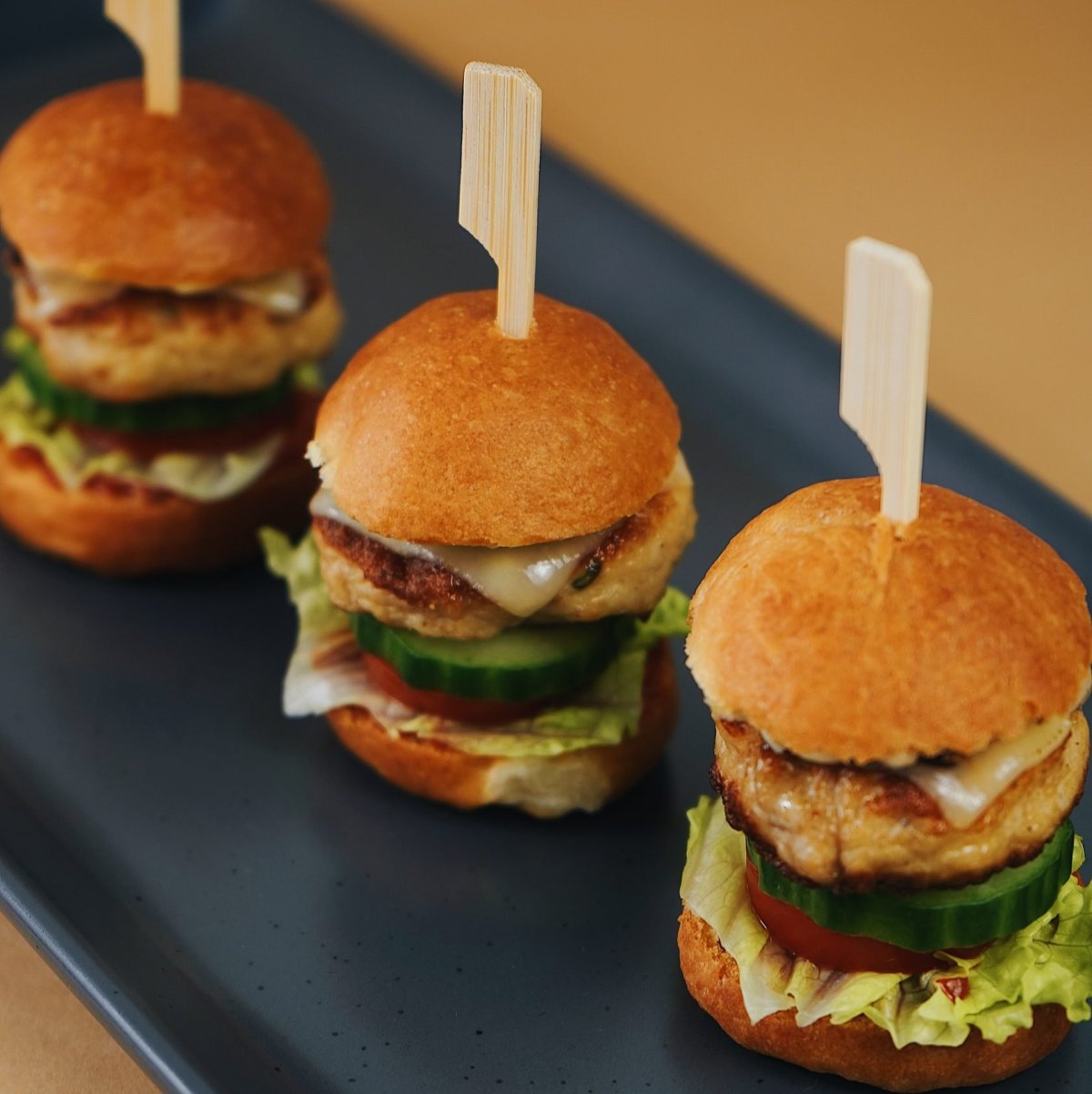 Мини бургеры для фуршета