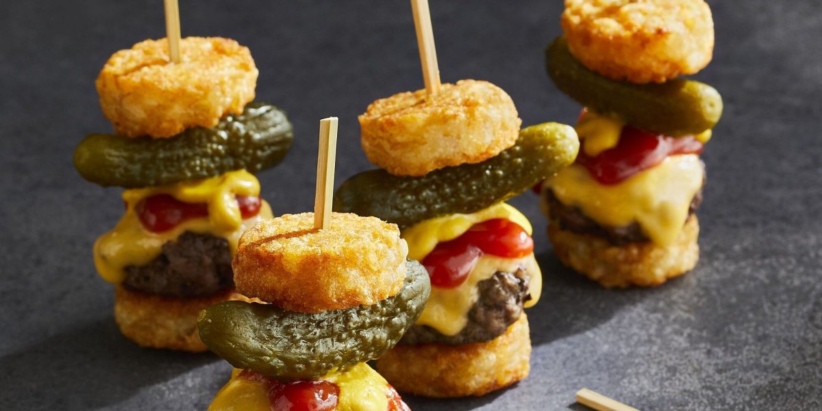 Мини бургеры для фуршета