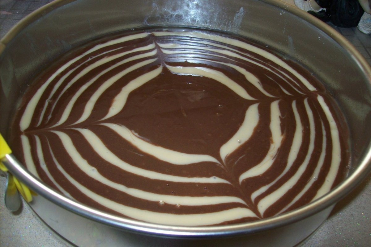 Торт сыроедческий Зебра