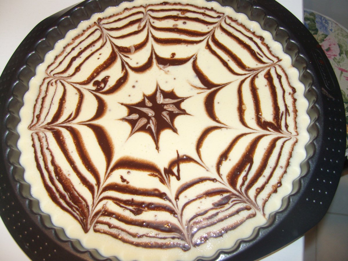 Торт Зебра с творогом