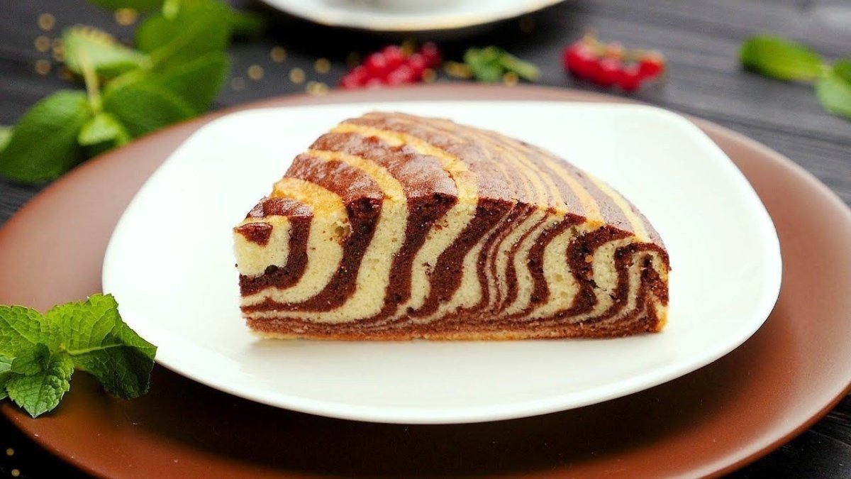 Мраморный чизкейк Зебра