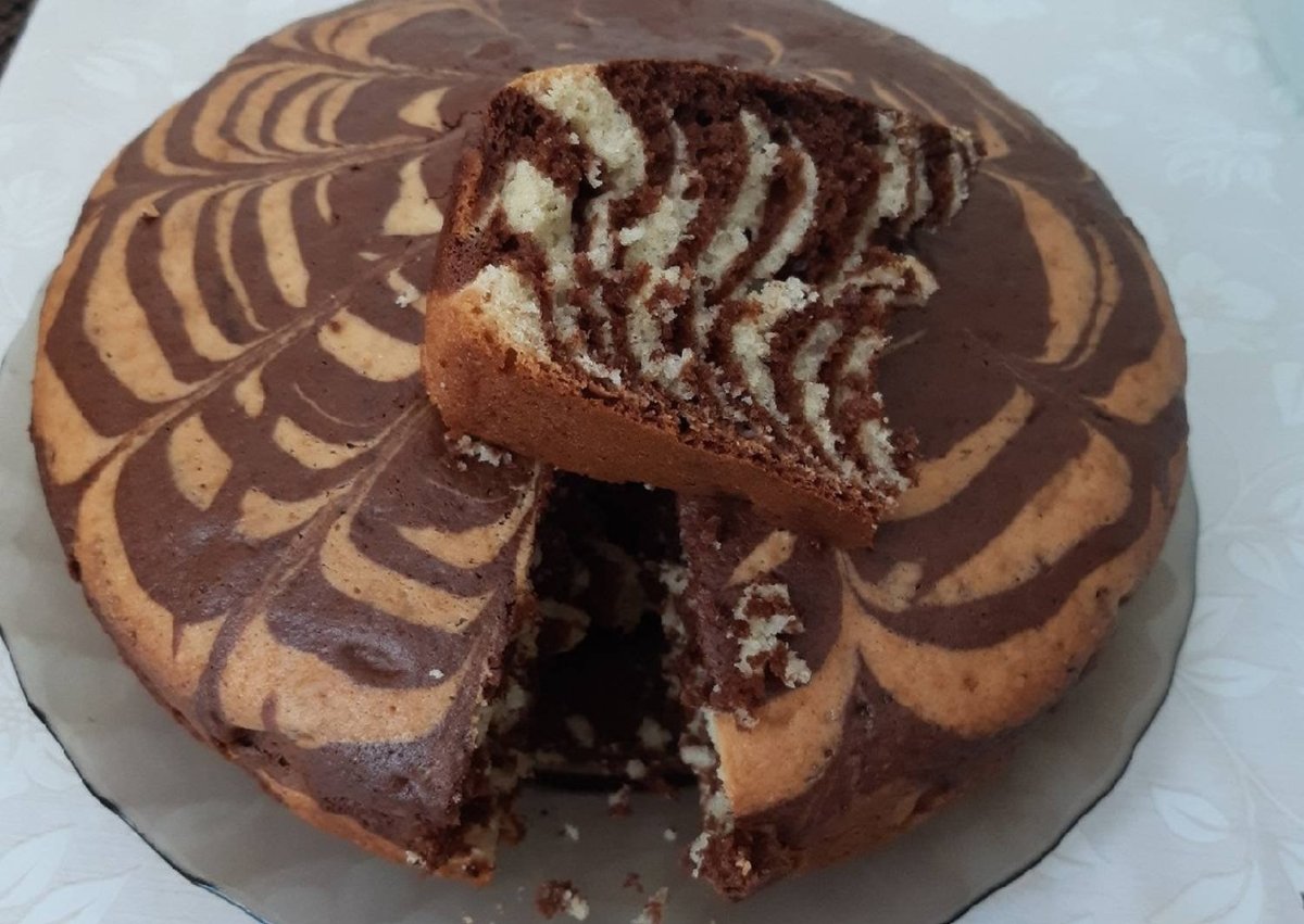 Пирог Зебра Ингредиенты