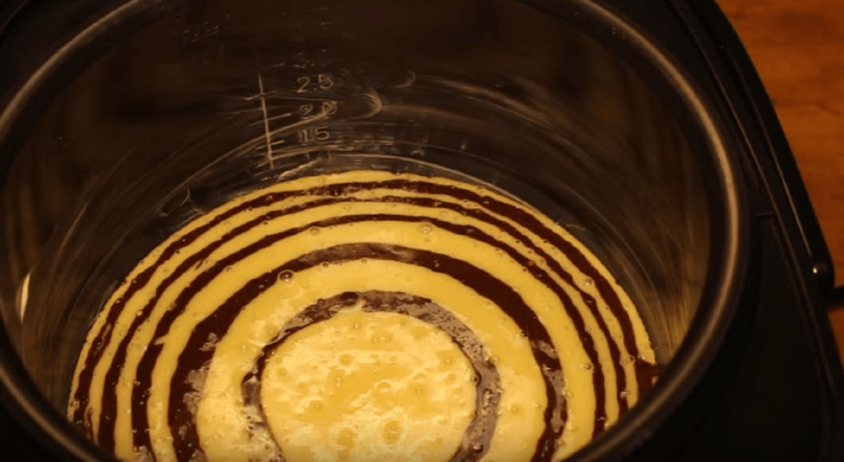 Американский чизкейк Зебра с мятой