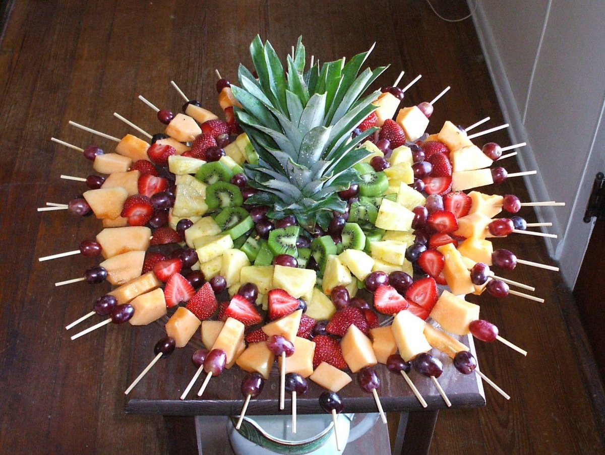 Украшение фруктов