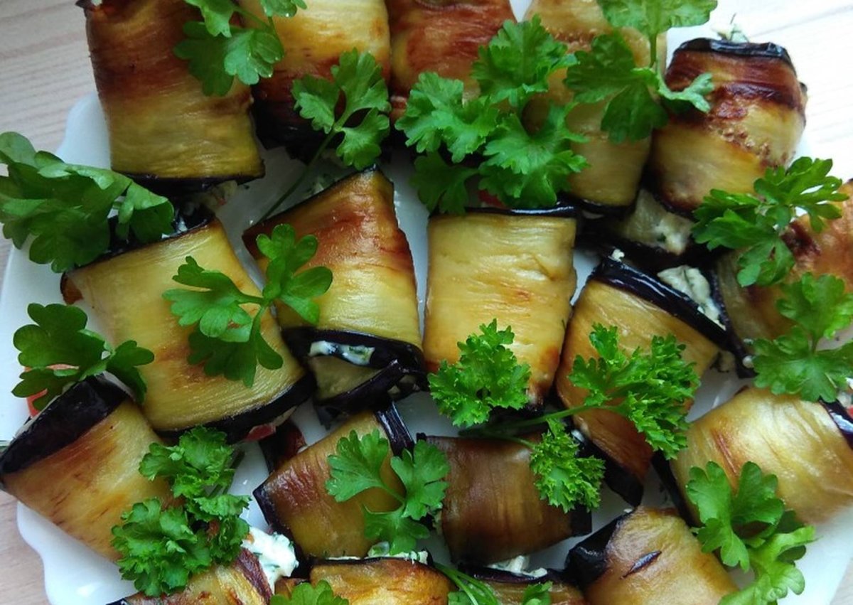 Рулетики из баклажан или баклажанов