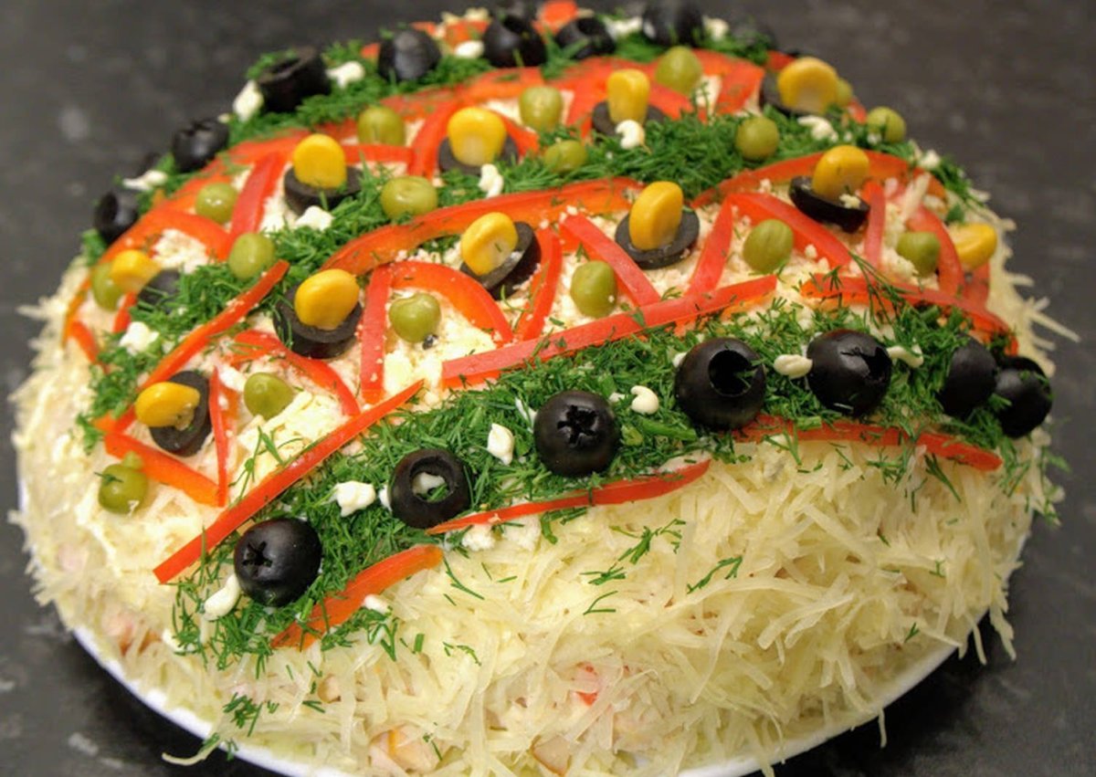 Легкие салаты на праздничный стол