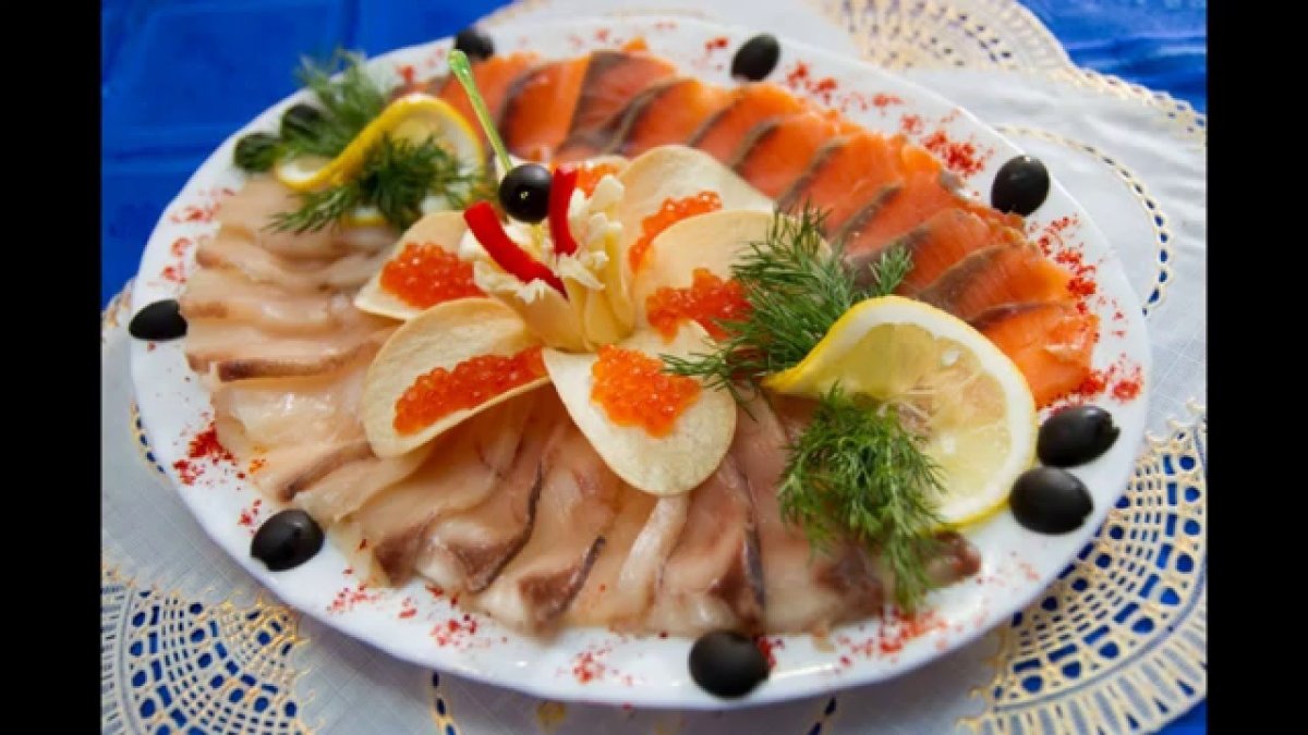 Нарезка рыбы